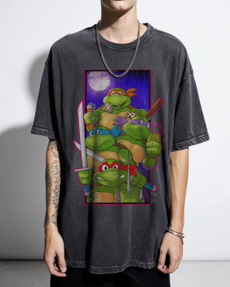 80s Ninja Turtles T-Shirt | Classic TMNT Cartoon Fan Art