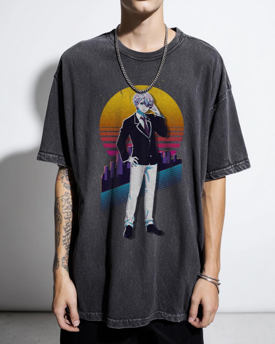 80s Retro Oshi no Ko Aquamarine Hoshino Anime T-Shirt - Vintage Manga Art Tee