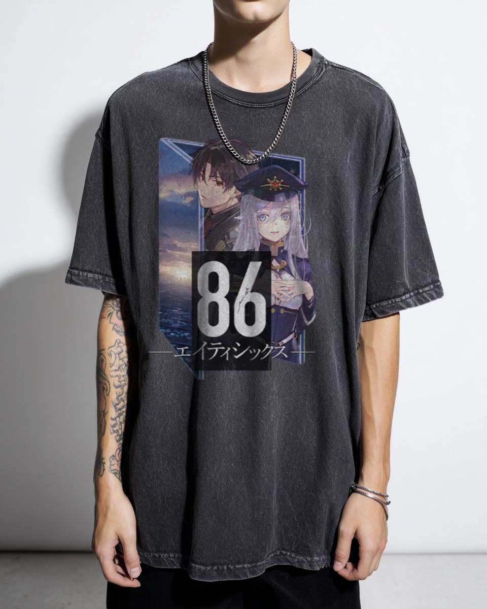 86 Eighty Six Anime Light Novel T-Shirt - Frederica Rosenfort Sci-Fi Manga