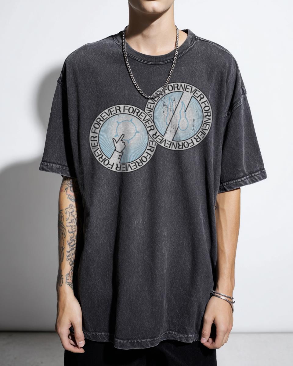 90s Anime Yu Yu Hakusho "Forever For Never" T-Shirt - Yusuke Urameshi Retro Manga Tee