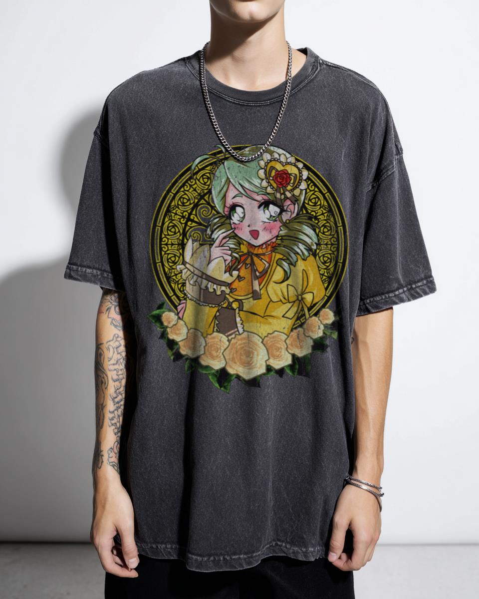 90s Style Kanaria Rozen Maiden T-Shirt | Kawaii Anime Tee