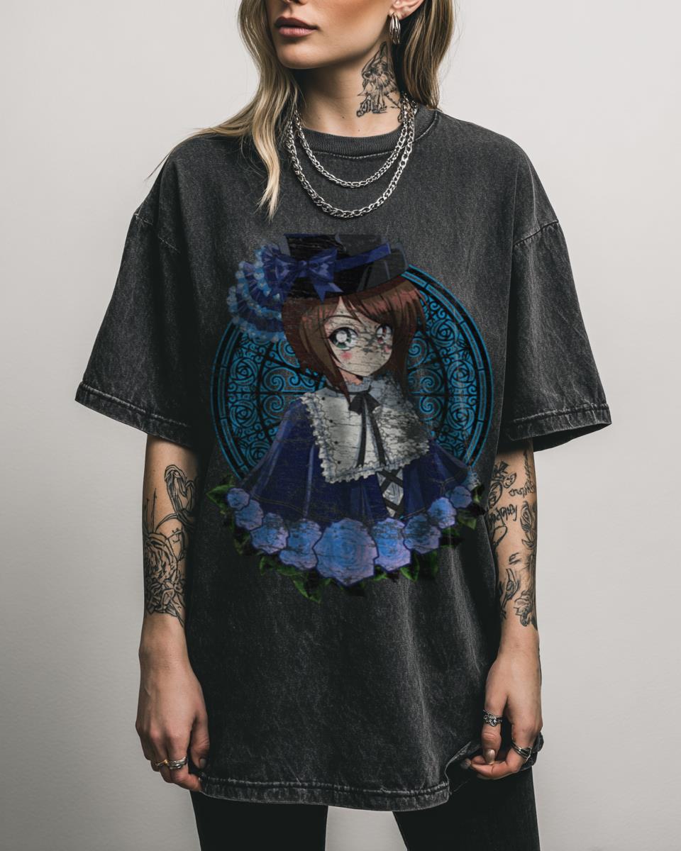 90s Style Souseiseki Rozen Maiden T-Shirt | Kawaii Anime Tee