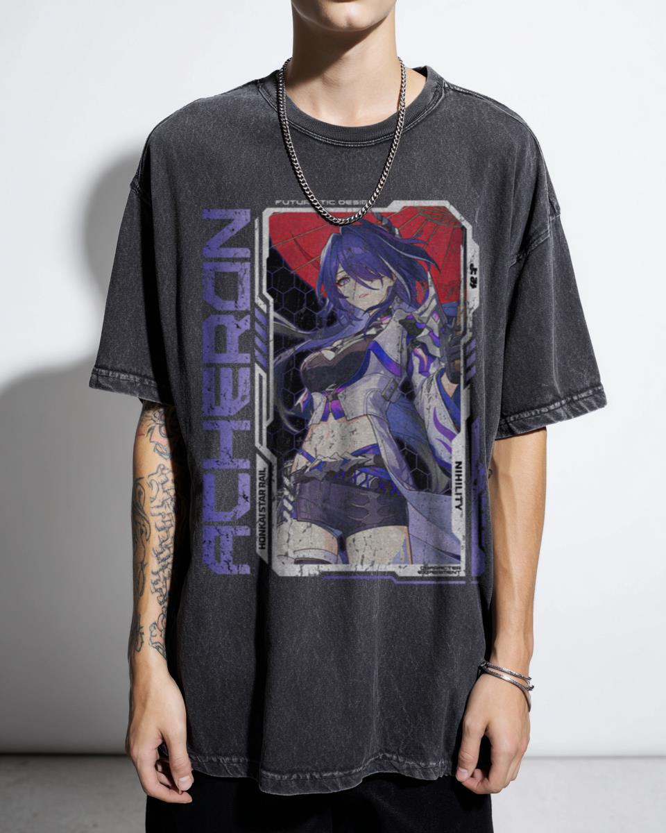 Acheron Honkai Star Rail V2 T-Shirt | Hoyoverse Anime Tee