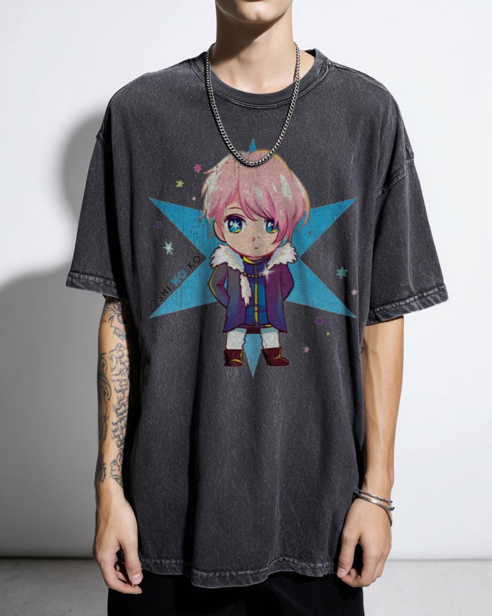 Ai Hoshino Oshi No Ko Anime T-Shirt - My Star Manga Fan Art Unisex