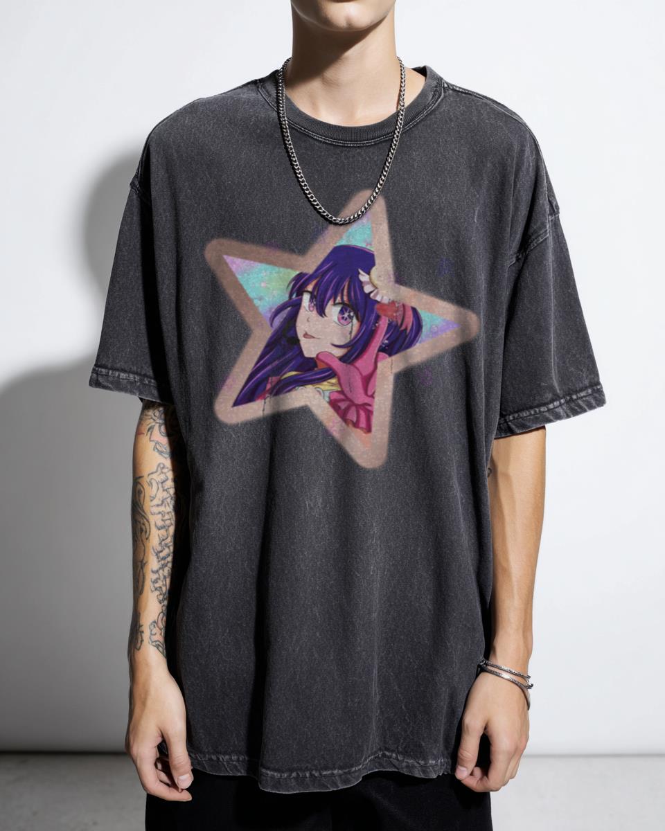Ai Hoshino Oshi No Ko Idol Anime T-Shirt - Japanese Pop Culture Fan