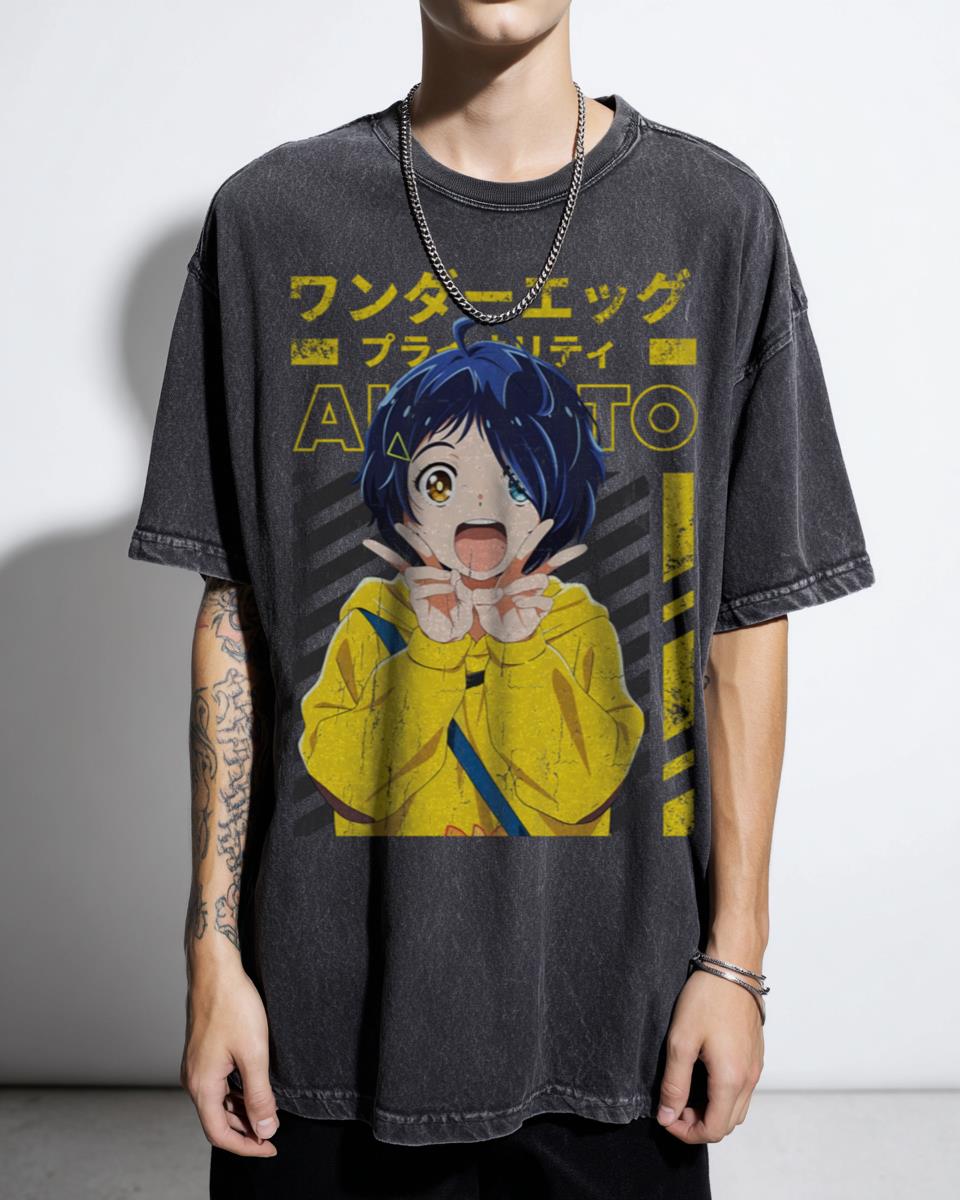 Ai Ohto Wonder Egg Priority Anime T-Shirt - Kawaii Manga Art
