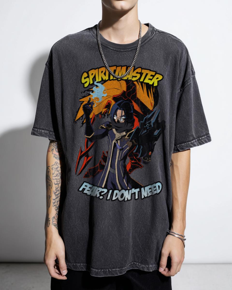 Aion Spiritmaster Anime MMORPG T-Shirt - Badass Elyos Manga Art