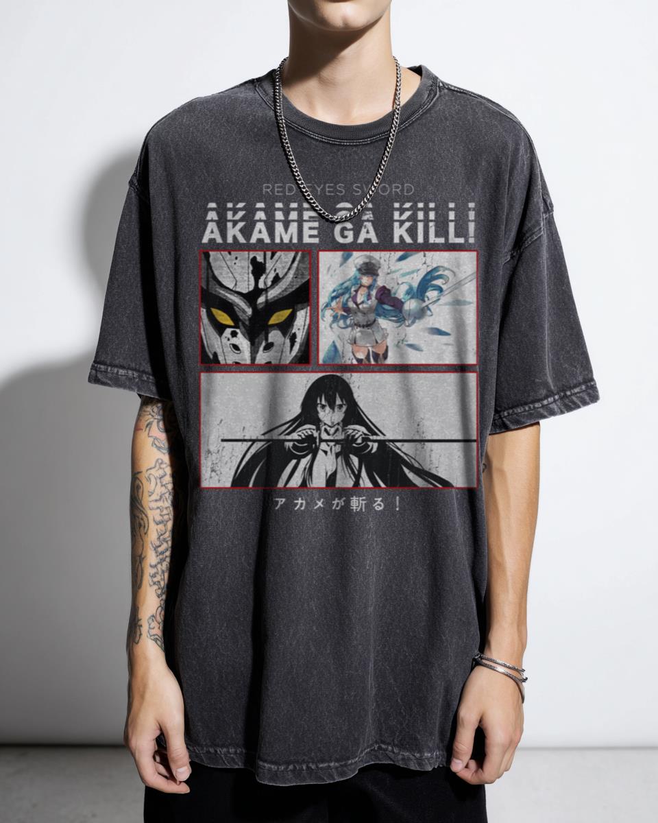 Akame Ga Kill Anime Akame T-Shirt - 90s Style Manga Fan