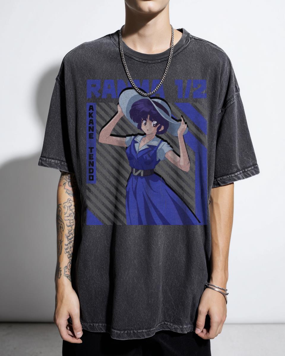Akane Tendo Ranma 1/2 Retro Anime T-Shirt - 80s 90s Manga Fan