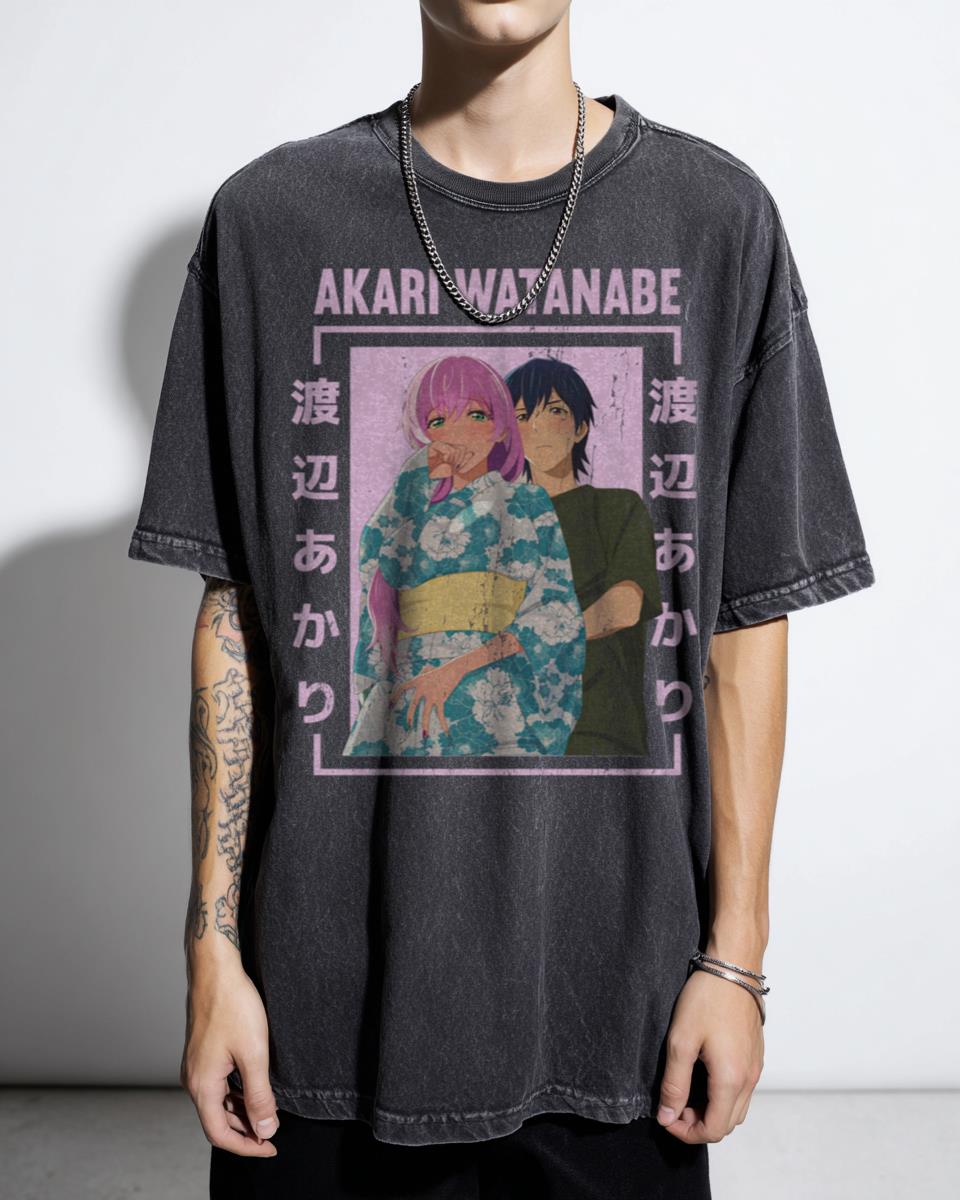 Akari & Jirou Fuufu Ijou Koibito Miman Anime T-Shirt - More Than A Married Couple Fan Tee