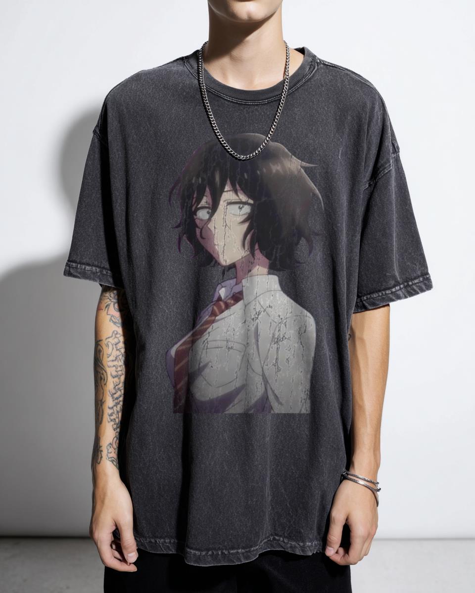 Akira Asai Call of the Night Anime T-Shirt - Yofukashi no Uta Manga Fan Art