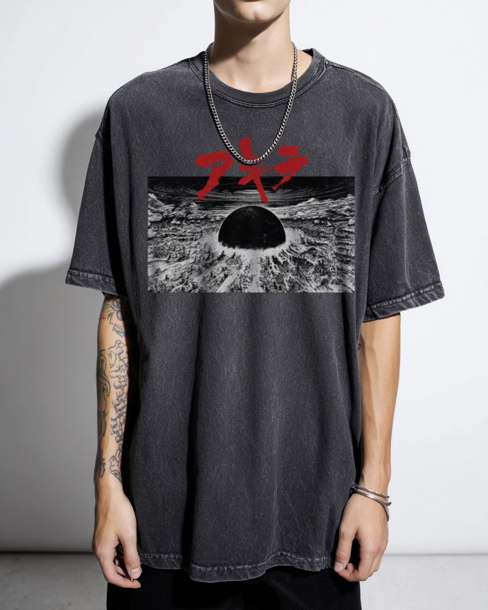 Akira Explosion Japanese Anime Manga T-Shirt - Tetsuo Fan