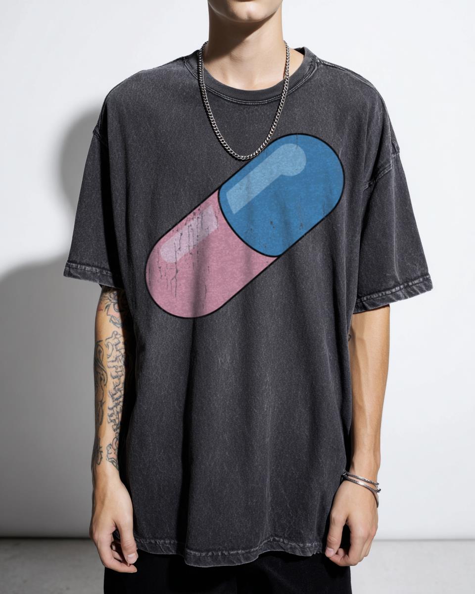 Akira Pill Anime Classic T-Shirt - Health & Cyberpunk Fan Unisex