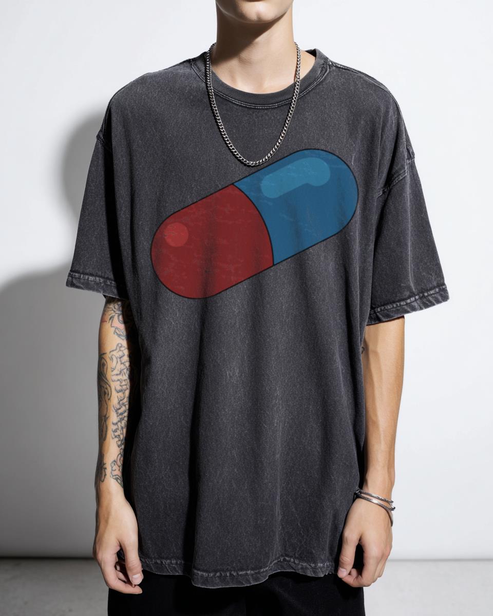 Akira Pill Cyberpunk Anime Movie T-Shirt