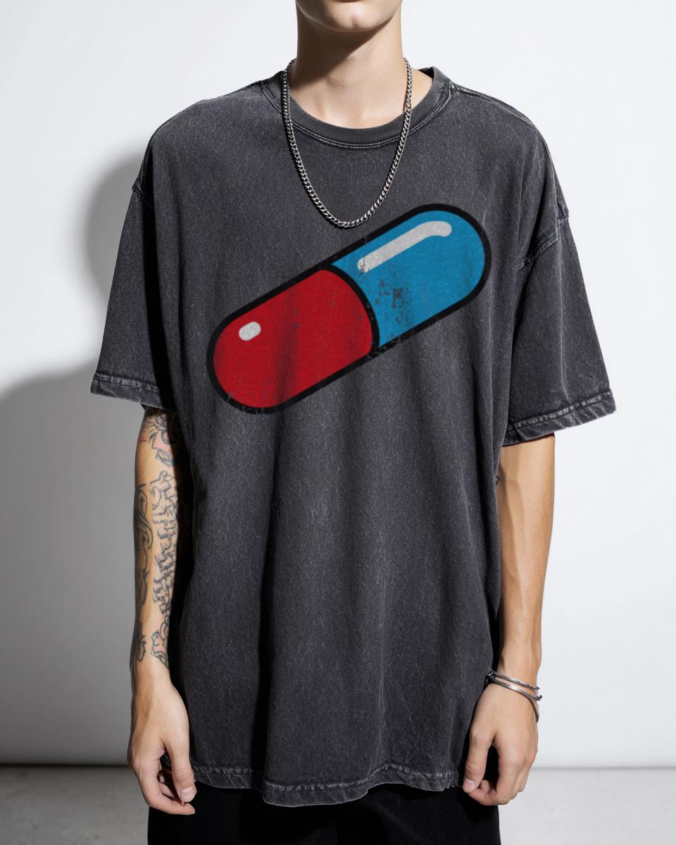 Akira Pill Retro Anime T-Shirt - Neo Tokyo Manga Graphic