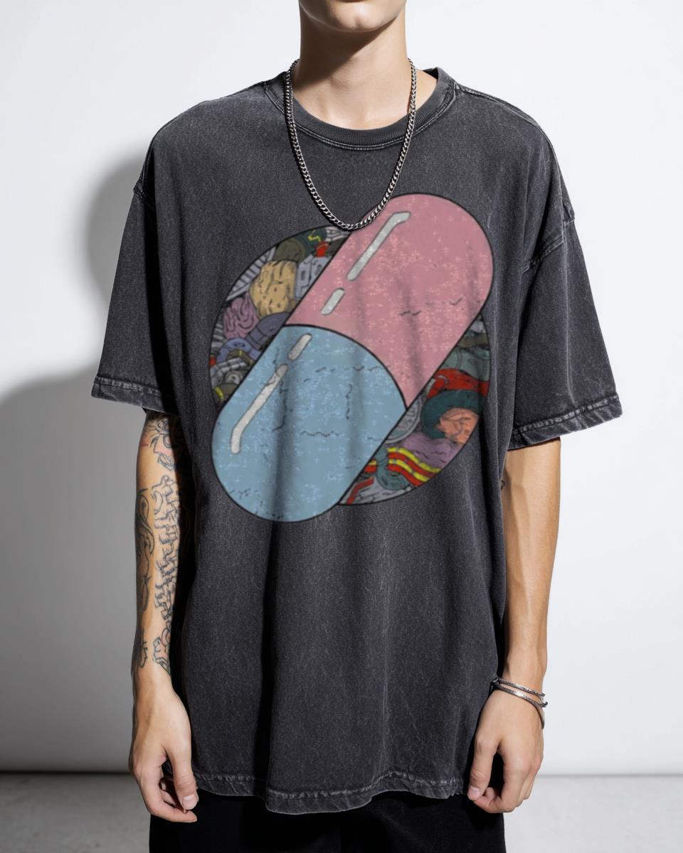 Akira Pills 4 Hypebeast Cyberpunk Anime T-Shirt - 80s 90s Kaneda Tetsuo Tee