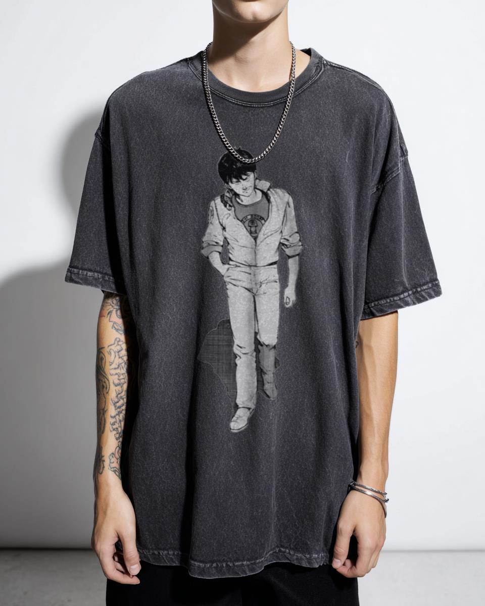 AKIRA POSTER Retro Anime T-Shirt - Neo Tokyo Manga