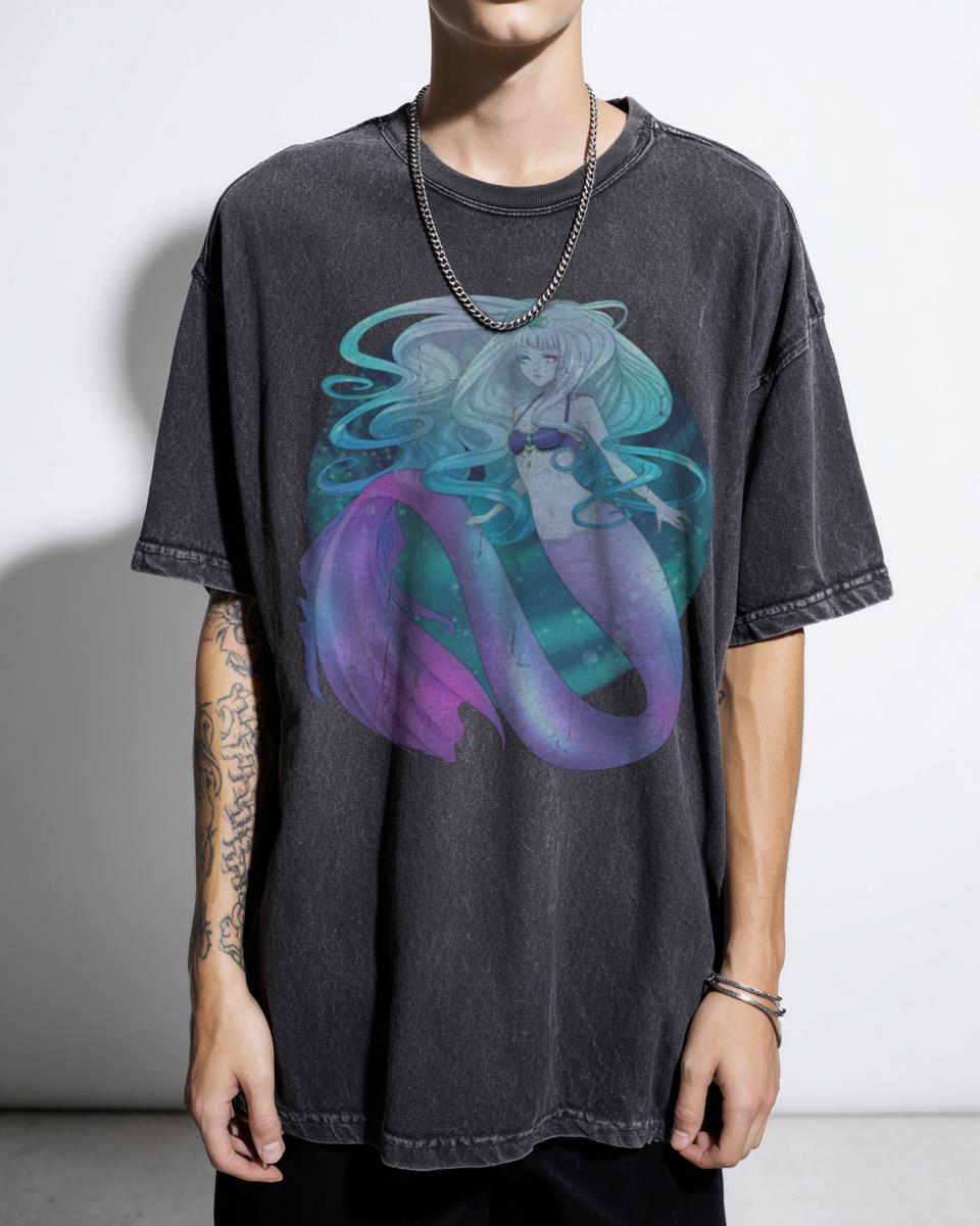 Aline Mermaid Anime T-Shirt | Mermay Fantasy Graphic Tee