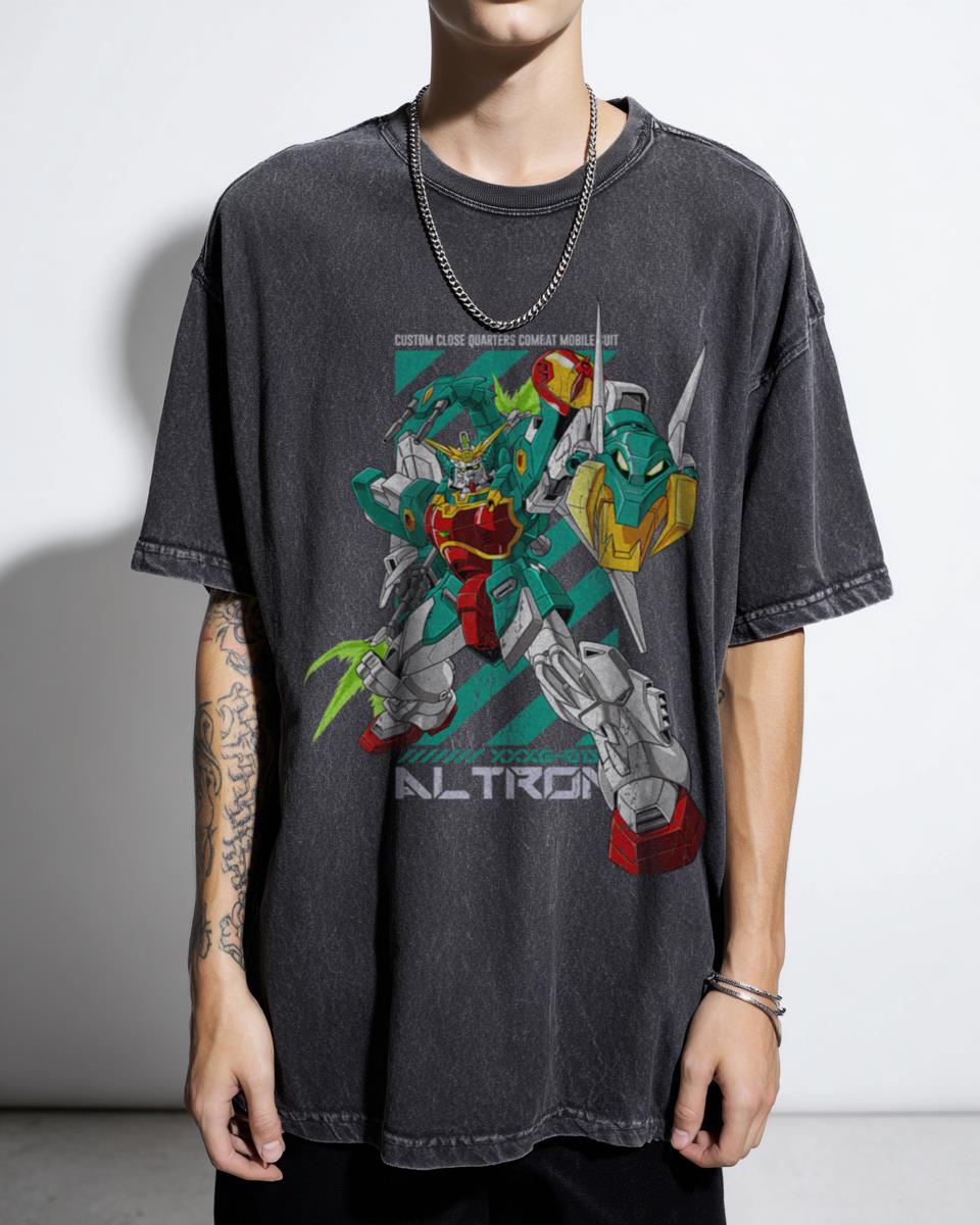 Altron Gundam Wing Anime T-Shirt | Custom Mecha Fan Art