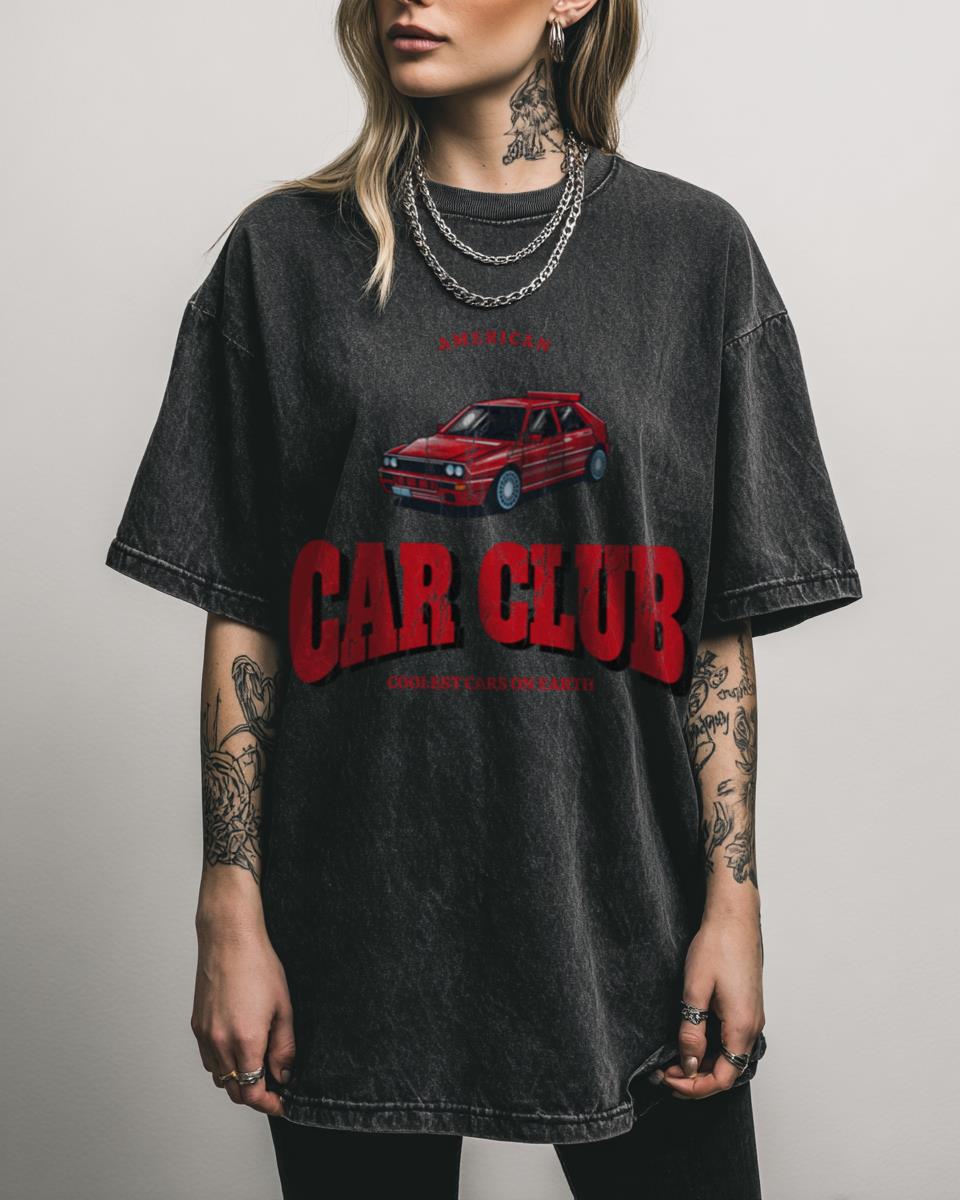 American Car Club Sports Car T-Shirt | USA Auto Enthusiast Tee