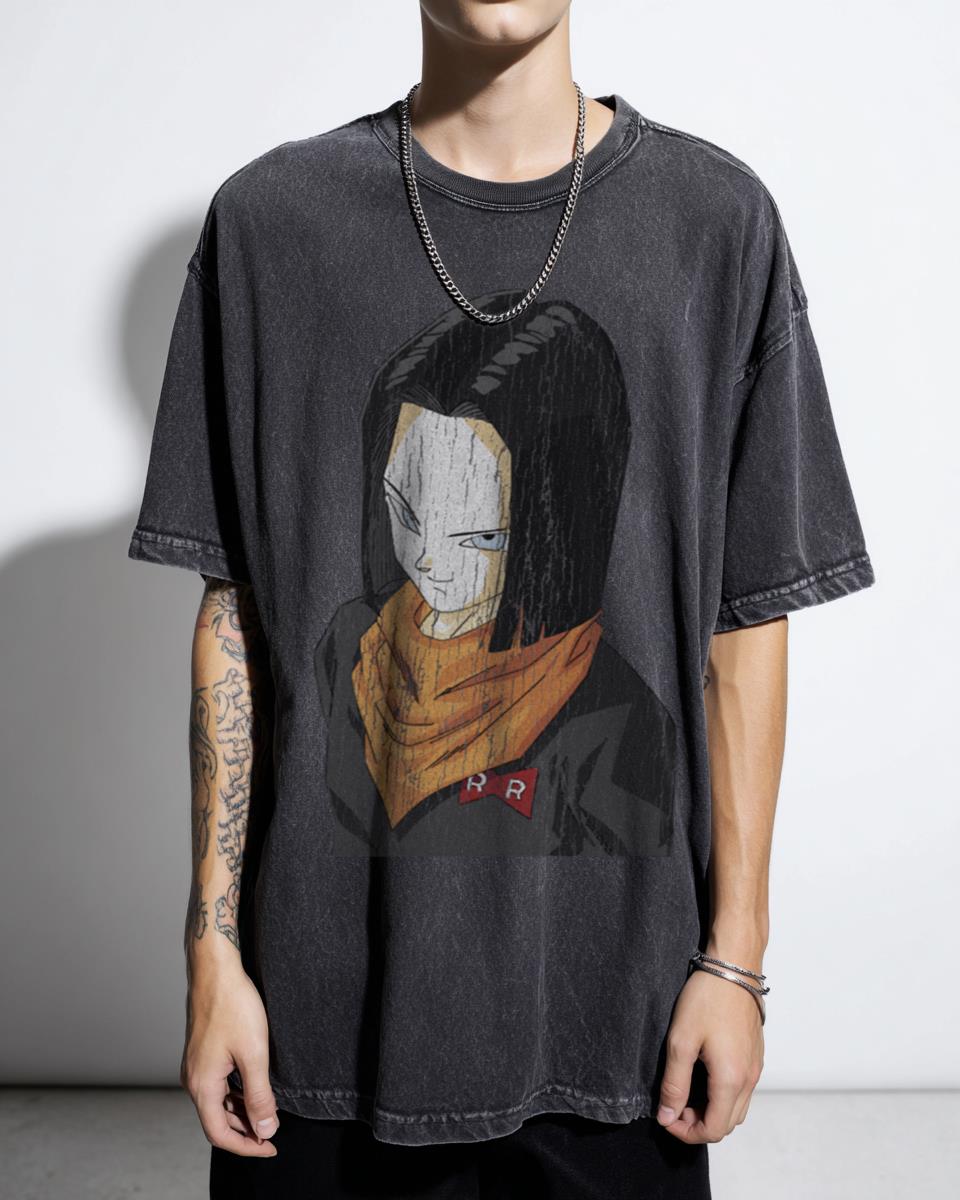 Android 17 Dragon Ball Z T-Shirt | DBZ Anime Fan Art Tee
