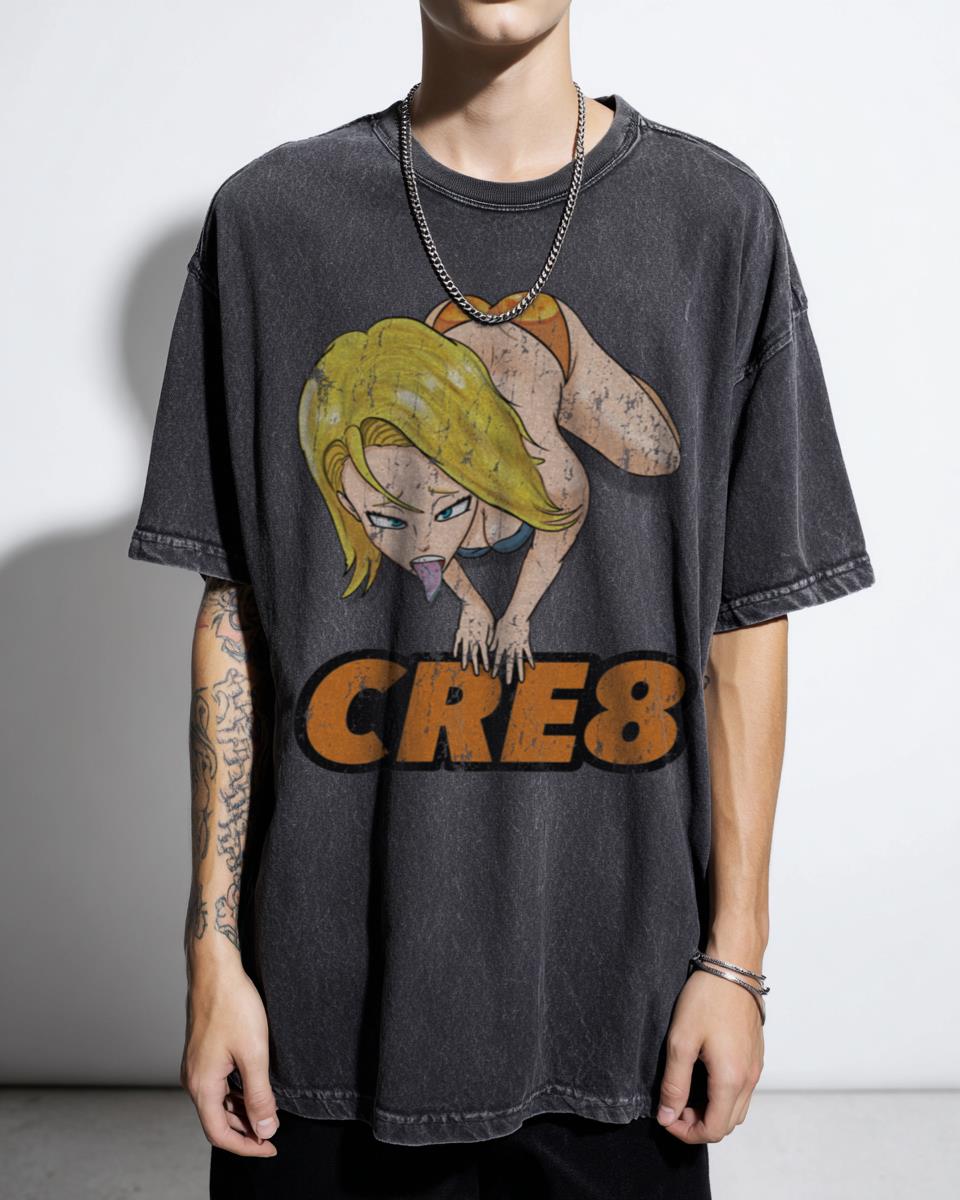 Android 18 Dragon Ball Z T-Shirt | DBZ Anime Fan Art Tee