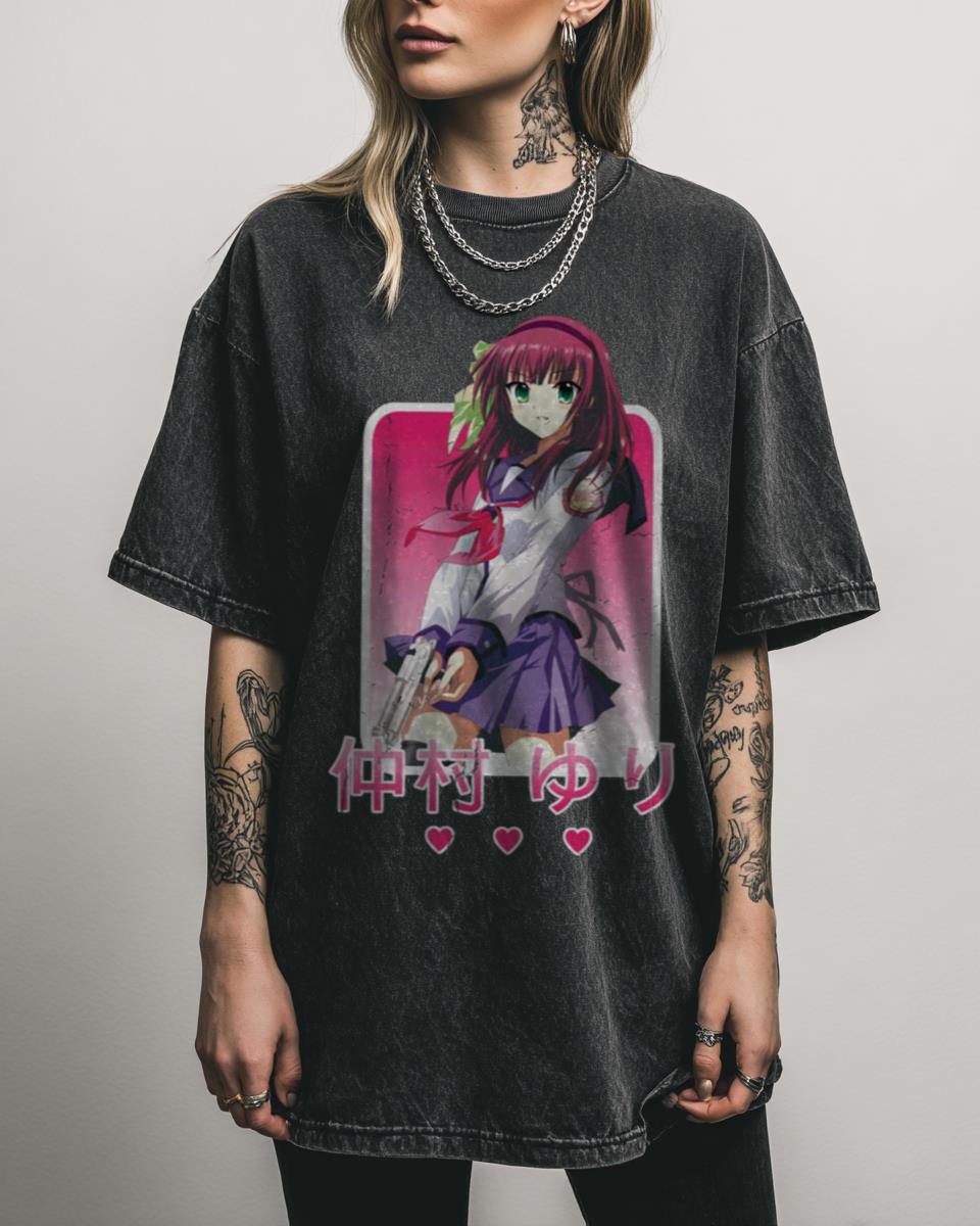 Angel Beats Yuri Nakamura Anime T-Shirt – Otonashi Hinata Kanade Fan