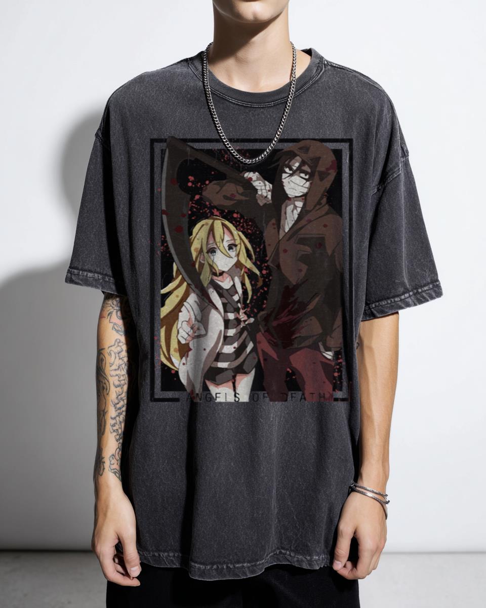 Angels of Death Anime Manga T-Shirt - Zack Japanese Otaku Fan Unisex