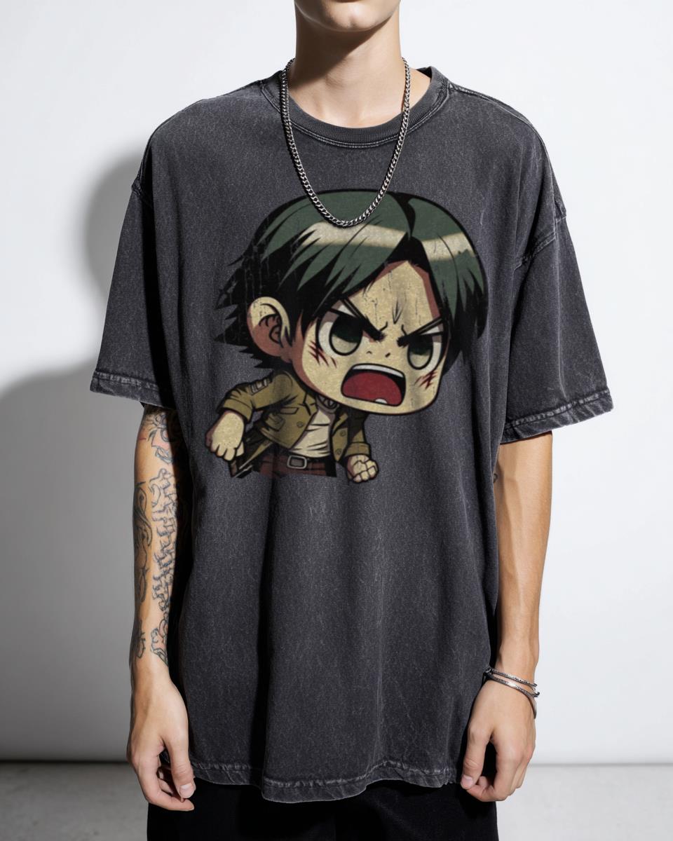 Angry Soldier Screaming Attack on Titan T-Shirt - AOT Anime Manga Tee