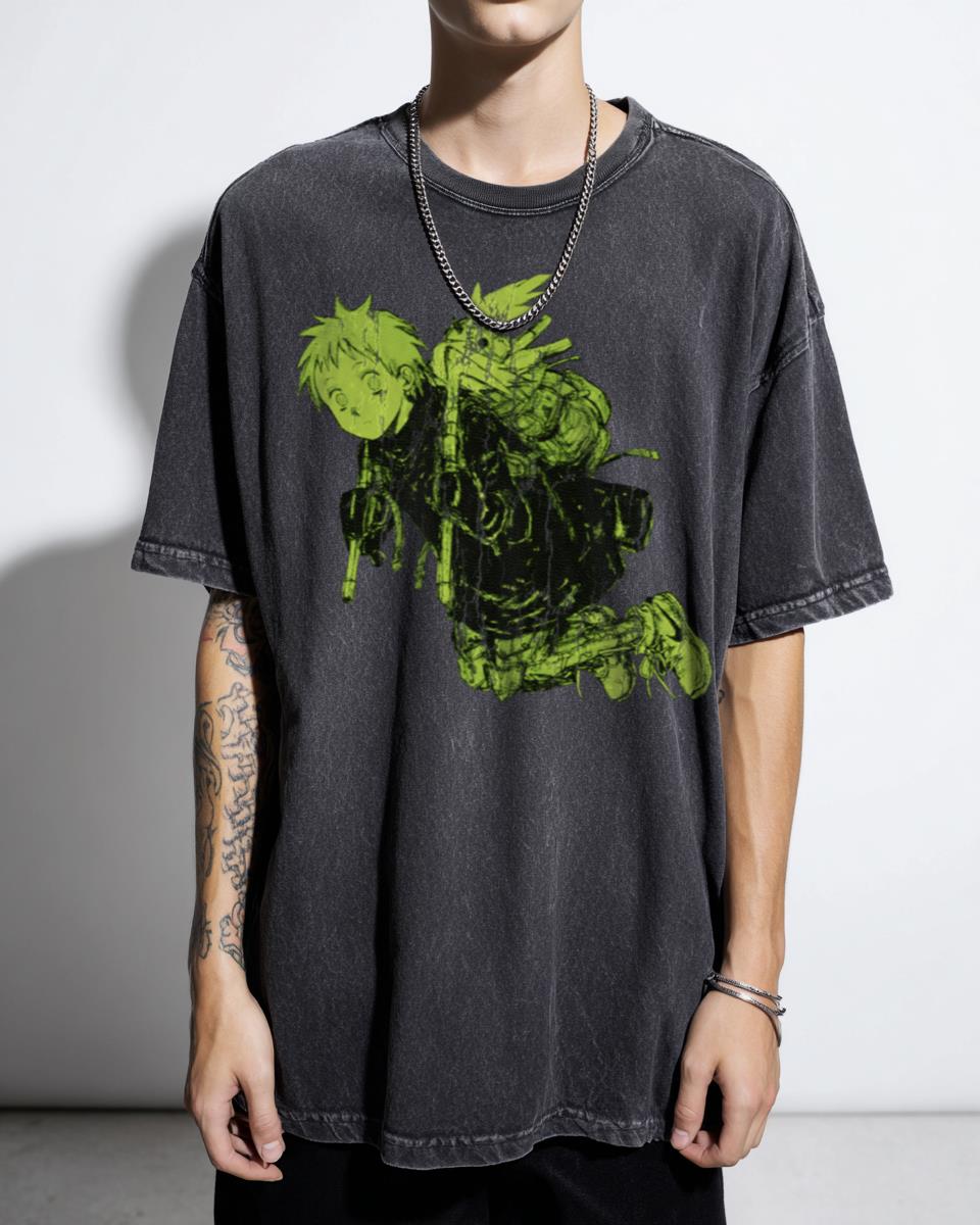 Anime Dorohedoro Ebisu Green T-Shirt - Manga Dark Fantasy Graphic Tee