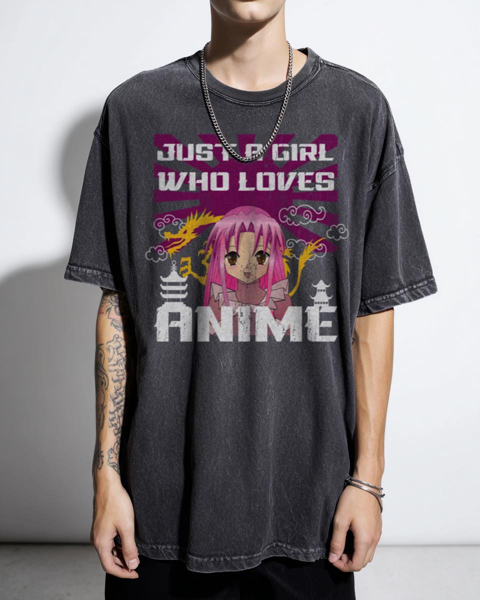 Anime Girl Bubble Tea & Ramen Graphic T-Shirt - Kawaii Manga Lover Gift for Women