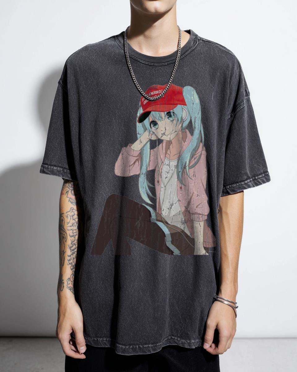 Anime Girls For Trump Waifu Meme T-Shirt - Funny Political Otaku