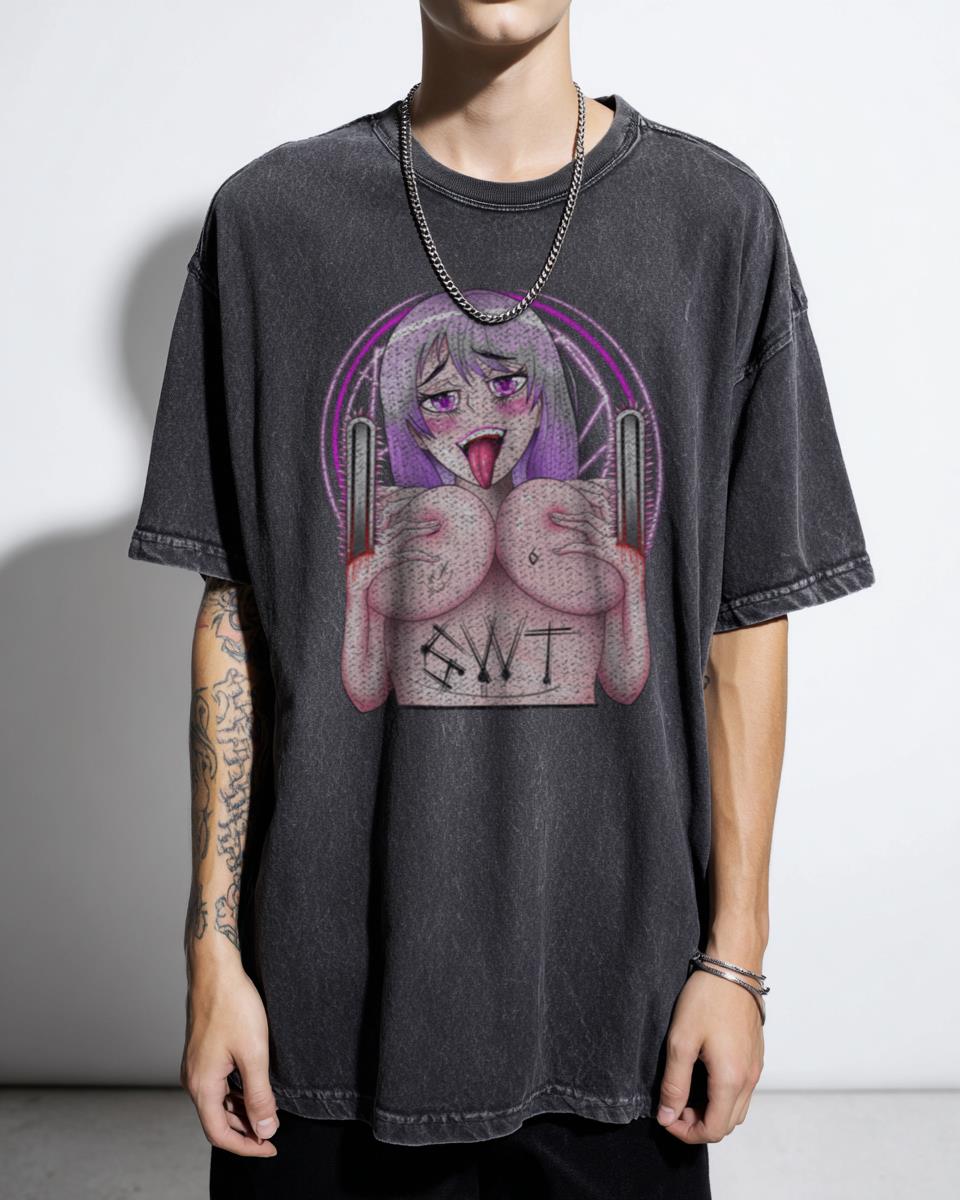 Anime Hentai Girl T-Shirt | Ecchi Nsfw Manga Graphic
