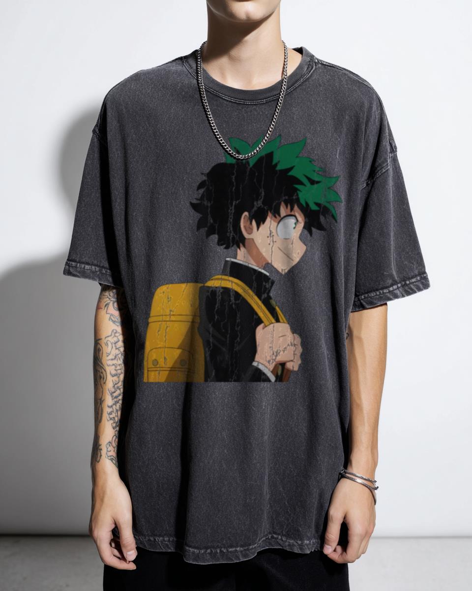 Anime Hero Izuku Midoriya My Hero Academia T-Shirt - Shonen Jump Fan Art