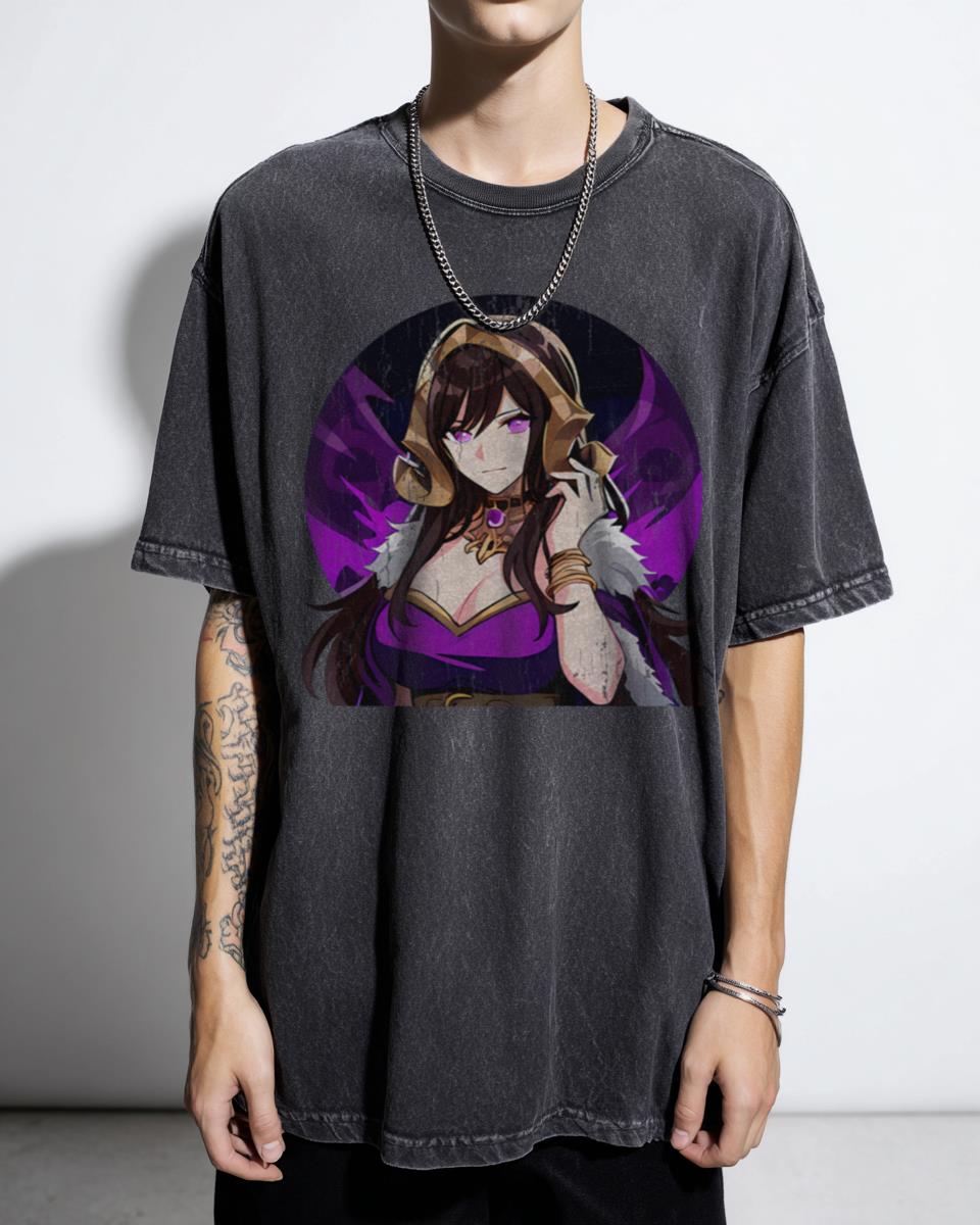 Anime Liliana Vess Tee | MTG Necromancer Planeswalker Shirt