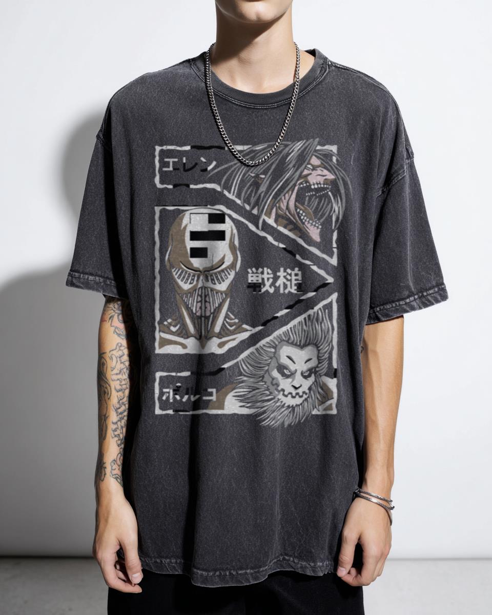 AOT Attack on Titan Fanart T-Shirt - Shingeki No Kyojin Anime Art Tee Unisex