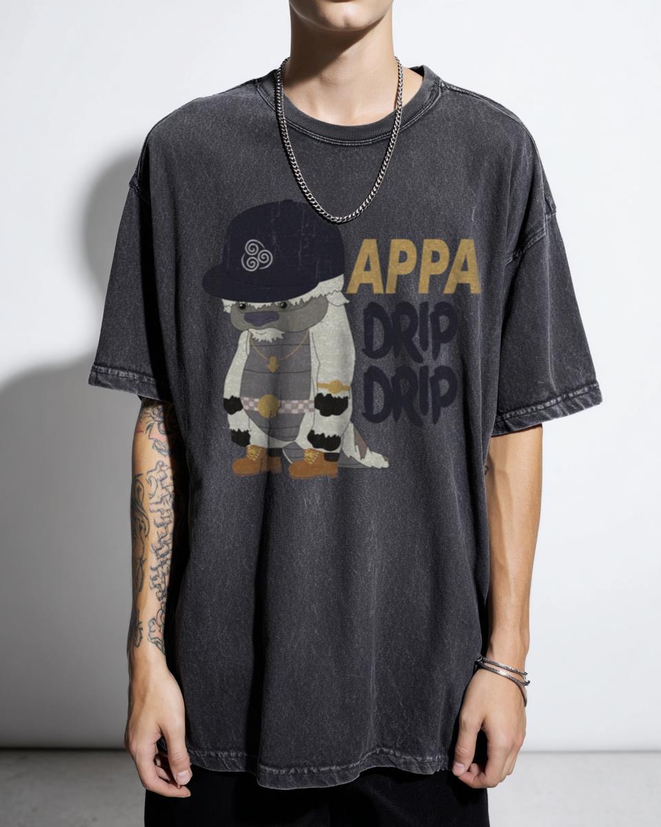 Appa Drip Drip Avatar T-Shirt | Trendy ATLA Graphic
