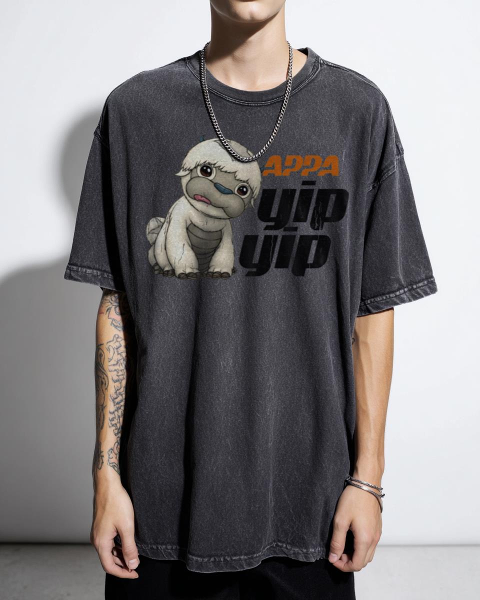 Appa Yip Yip Avatar The Last Airbender T-Shirt - Funny Sky Bison Fan Gift