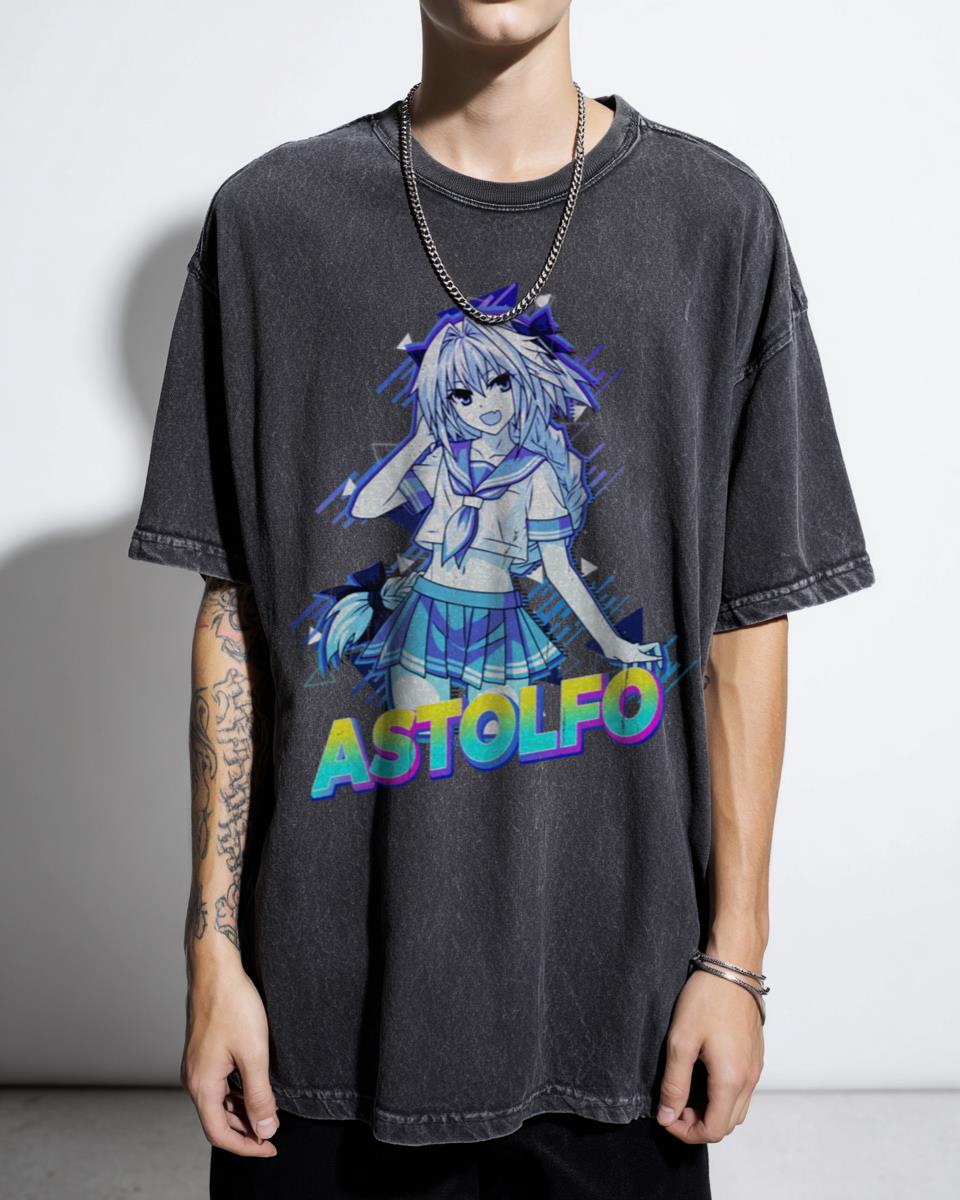 Astolfo Fate/Apocrypha Anime T-Shirt - Husbando Waifu Manga Art for Weebs