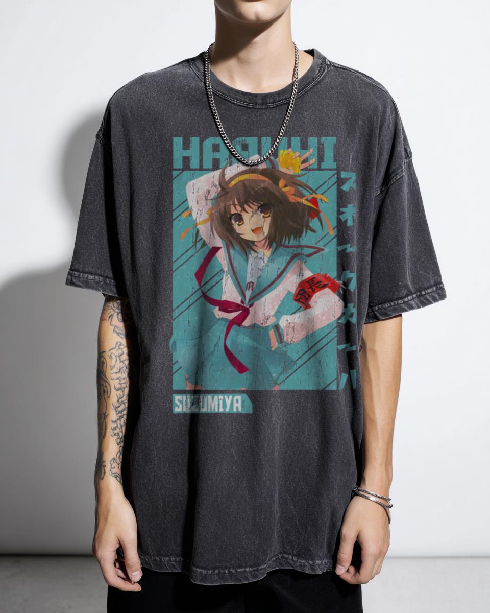 Astute Koizumi Yuki Haruhi Suzumiya Anime T-Shirt - Melancholy Manga Rap Fan Unisex