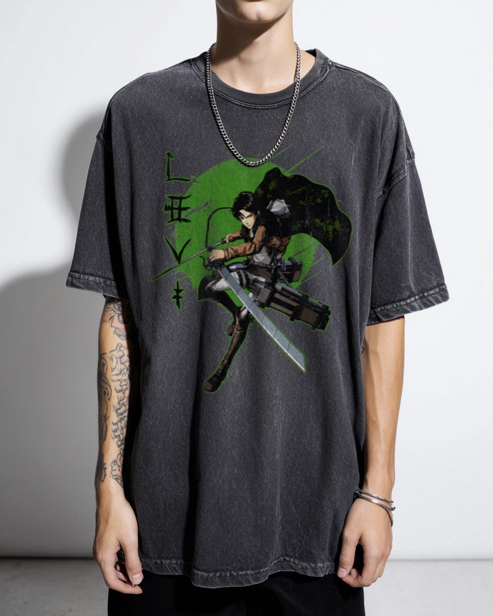 Attack on Titan Eren Jeager Anime Warrior T-Shirt - Japanese Manga Fan Art