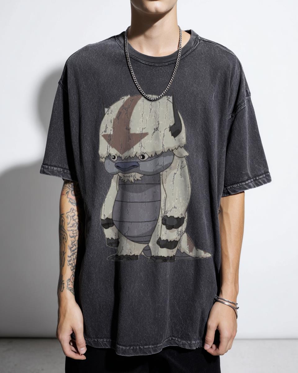 Avatar Standing Appa Flying Bison ATLA T-Shirt