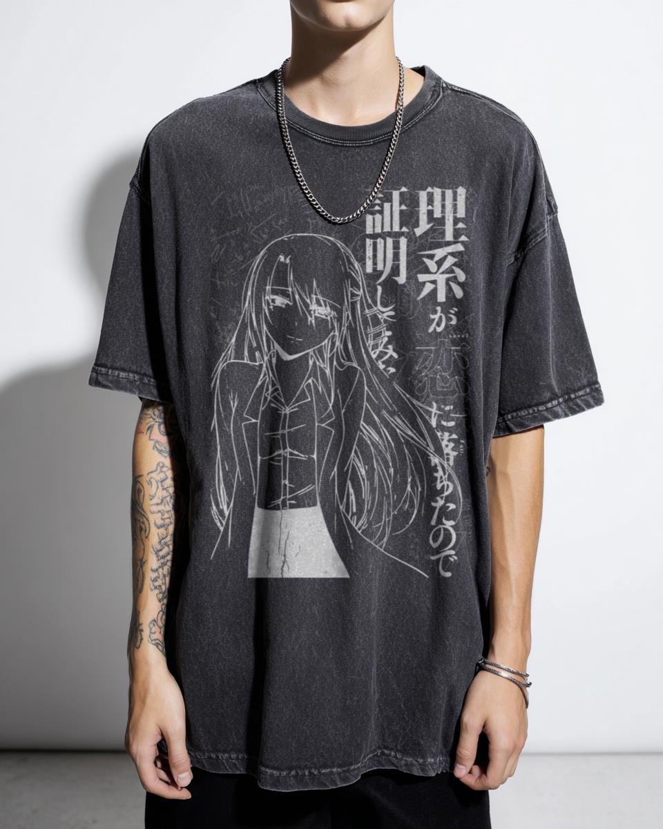 Ayame Himuro Rikekoi Anime T-Shirt - Science Fell In Love Manga Fan