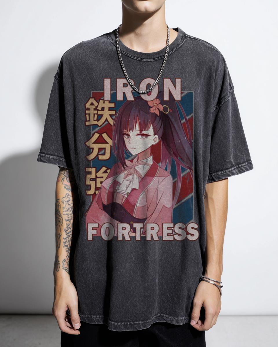 Ayame Yomogawa Kabaneri Of The Iron Fortress T-Shirt - Vintage Stripe Anime