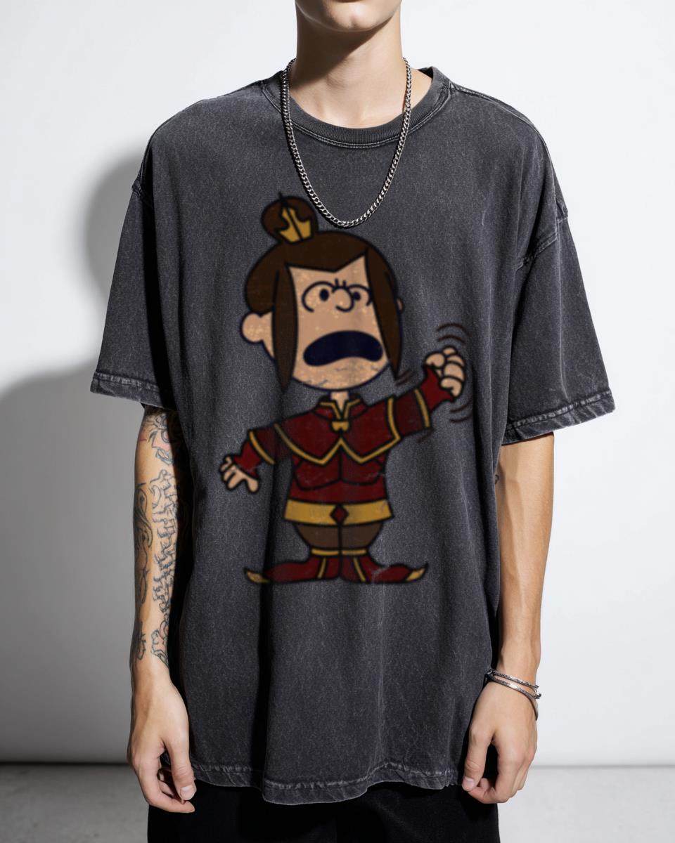 Azula Peanuts Style Avatar The Last Airbender T-Shirt - Funny Cartoon Crossover