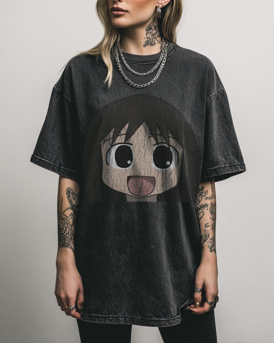 Azumanga Daioh Osaka Peeker Anime Meme Graphic Tee