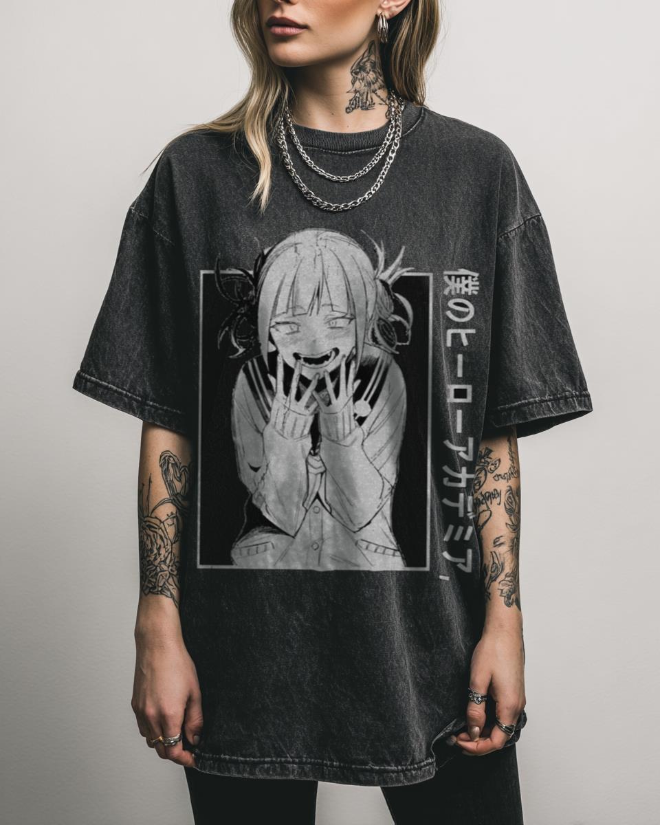 Badass Anime Girl Tee | Aesthetic Japanese Manga Graphic