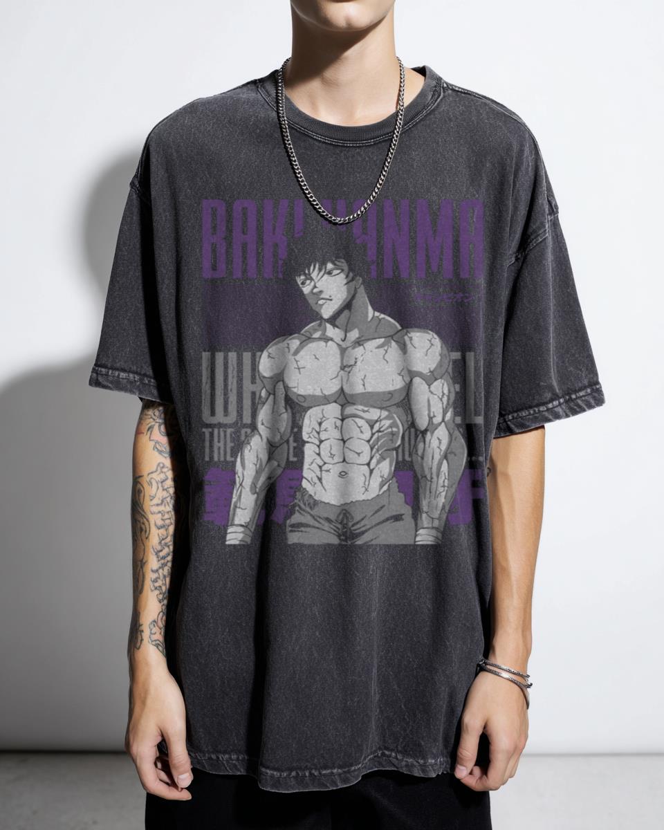Baki Hanma Anime Gym Tee | Martial Arts Motivation Shirt