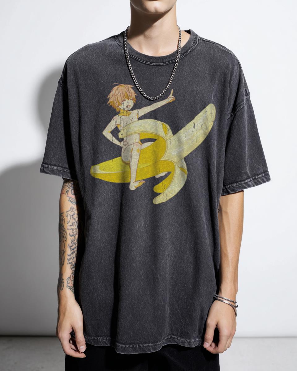 Banana Boy Satoshi Isshiki Food Wars Anime T-Shirt - Shokugeki No Soma Humor