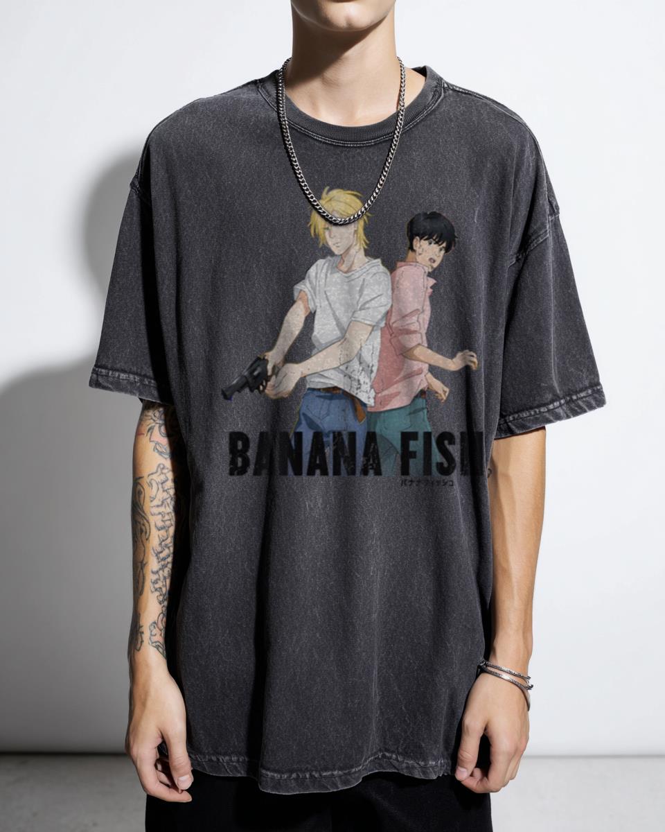 Banana Fish Anime Manga Art T-Shirt - Japanese Fan Series Unisex